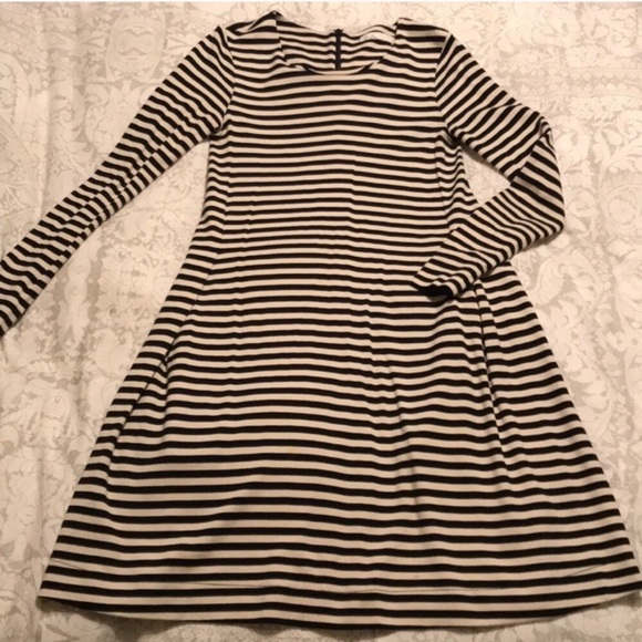 Madewell striped long sleeve diary dress pockets - Picture 4 of 8